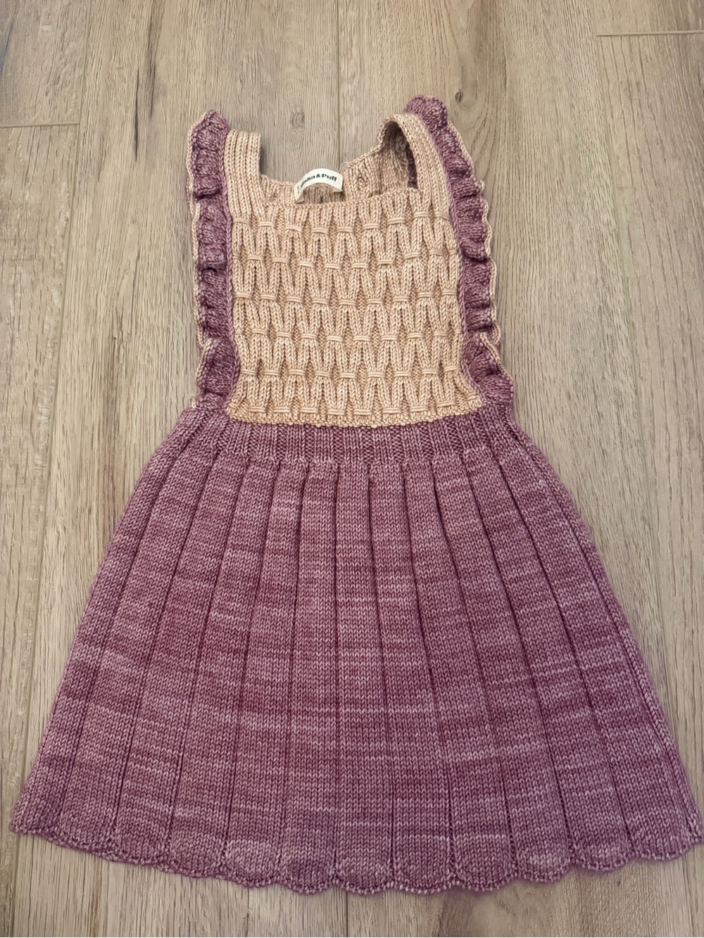 Misha And Puff Louisa Pinafore - antique rose 6/7